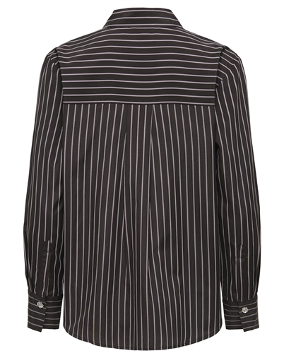 JDY - JDYSoho Loose Striped Skjorte - Chocolate Torte